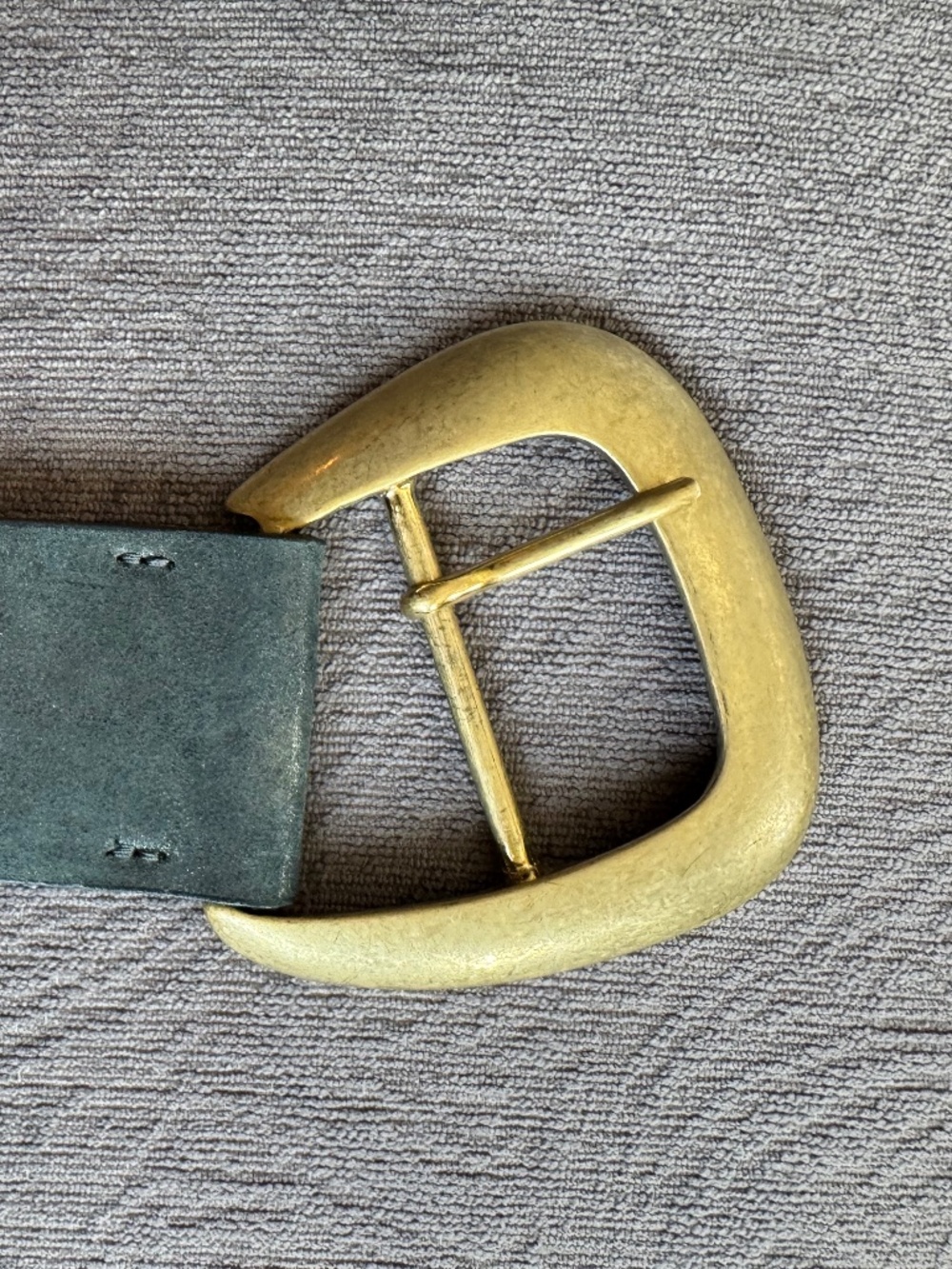Streets Ahead.  Mya Belt,  Size medium.  Navy with bronze tones.
